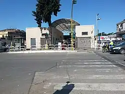 Het kopstation op 24 april 2014