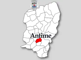 Kaart van Antime