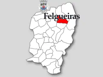 Kaart van Felgueiras