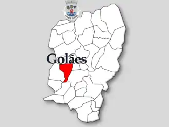 Kaart van Golães