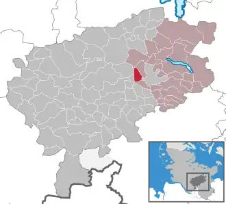 Kaart van Fahrenkrug