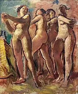 Diana met drie vrouwen