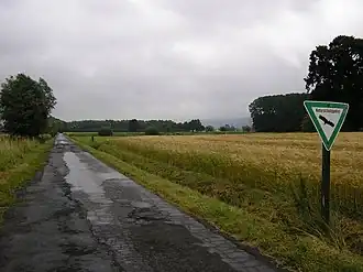 Rauhe Horst-Schäferwiesen, een natuurreservaat (wetland) ten N. van Stockhausen