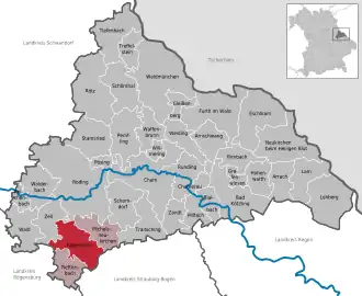 Kaart van Falkenstein