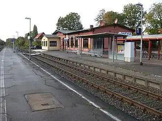 Station Bad Fallingbostel in 2010 voor de renovatie