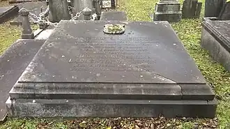 Familiegraf van Dirk van Akerlaken en zijn tweede vrouw