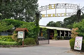 De ingang van het Familiepark Harry Malter