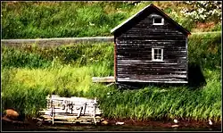 Traditioneel houten gebouw