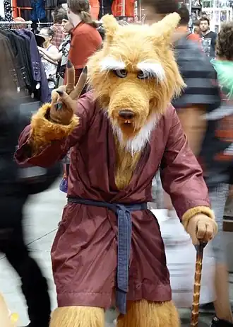 Cosplayer - Meester Splinter tijdens Fan Expo 2012.