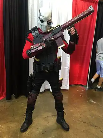 Cosplayer Deadshot tijdens Fan Expo Canada 2016.