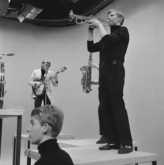 Rein van den Broek (rechts) in 1967