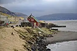 Langasandur met strand