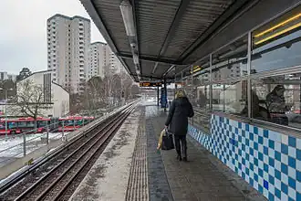 Het spoor naar het noorden in januari 2015
