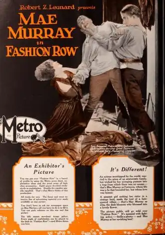 Advertentie voor Fashion Row