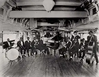 Fate Marable met de New Orleans Band op de S.s. Sidney in 1918 of 1919