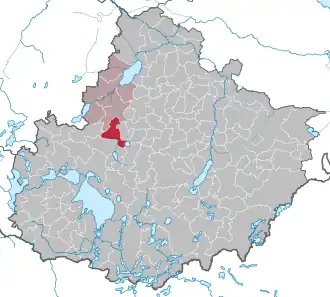 Kaart van Faulenrost