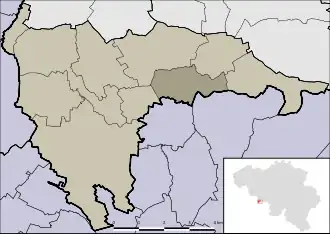 Kaart van Fayt-le-Franc