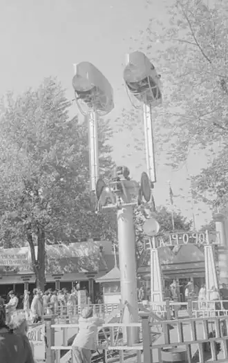 Loop-o-plane in Montreal, Canada, 1943