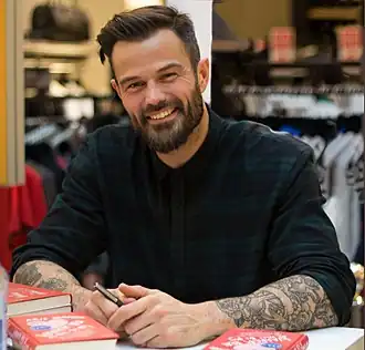 Boomsma tijdens het Feest der Letteren 2015.