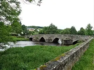 Pont Roby, even ten zuiden van Felletin