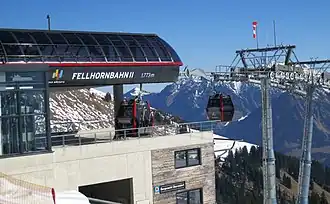 Bergstation van de Fellhornbahn II