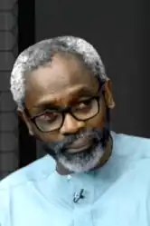 De voorzitter (Speaker) van het Huis van Afgevaardigden, Femi Gbajabiamila