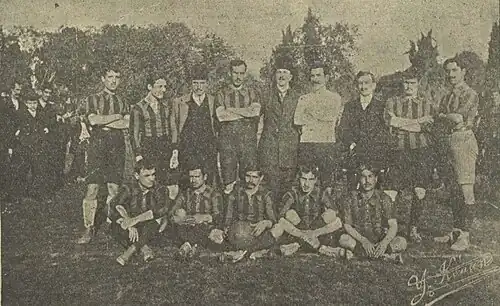 Fenerbahçe's ploeg in het seizoen 1907-08