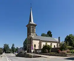 Fentange, kerk: l'église Saint-Luc