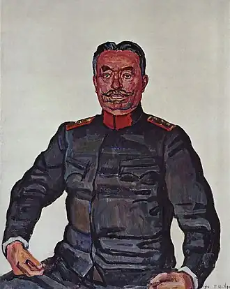 Porträt des Generals Ulrich Wille (1916) van Ferdinand Hodler
