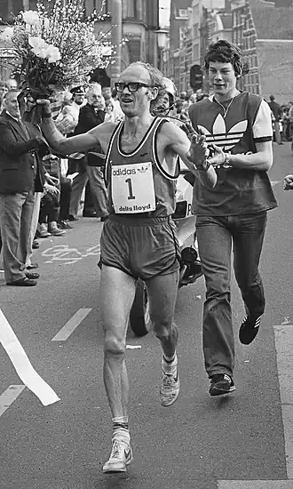 Ferenc Szekeres, winnaar van de marathon van Amsterdam (1981)