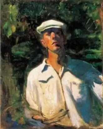 Zelfportret in zonlicht, 1893