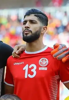 Ferjani Sassi in 2018 als speler van Tunesië