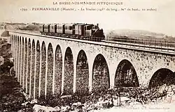 Viaduct van Fermanville in 1911