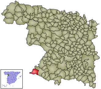 Kaart van Fermoselle