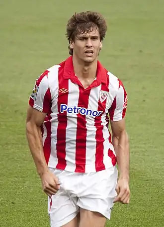 Llorente in het shirt van Athletic Bilbao (2010)