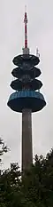 Radiozendmast op de Schöppinger Berg