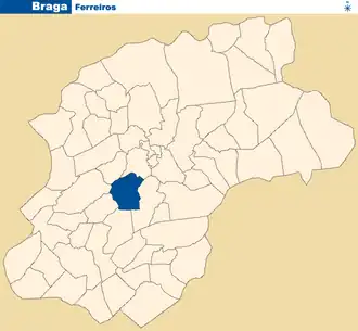 Kaart van Ferreiros