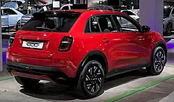 Fiat 600e, achteraanzicht