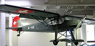 Fieseler Fi 156 van de Zwitserse luchtmacht.
