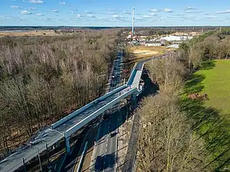 Fietsbrug in Helchteren