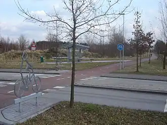 Fietssnelweg van Breda naar Etten-Leur (Nederland)