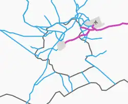 Tijdelijk traject in Brussel (2021) Eindigt in Sint-Joost-ten-Node