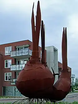 De narcisbol op de Jacoba van Beierenweg