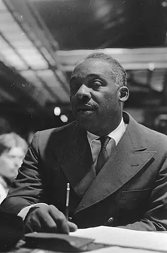 Kenny Clarke in Loosdrecht in 1971