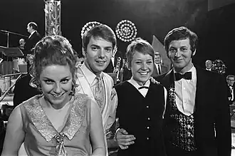 v.l.n.r. Conny Vink, Ronnie Tober, Gonnie Baars en René Frank