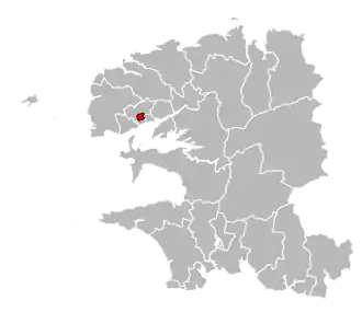 Locatie van het kanton