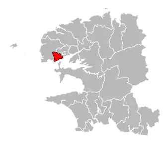 Locatie van het kanton