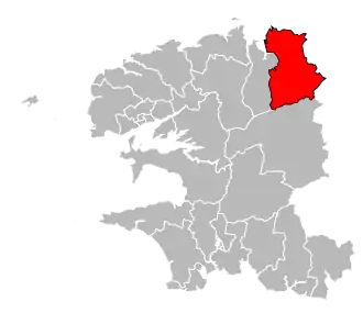 Locatie van het kanton