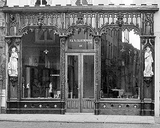 Firma N. Glaudemans en Zn. aan de Kerkstraat 34 in 's-Hertogenbosch