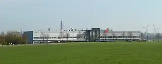 Voormalig gebouw van zonnepanelenfabrikant Solland Solar, anno 2024 in gebruik door TÜV Rheinland.